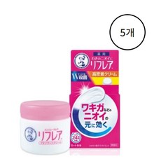 Mentholatum 리프레아 데오도란트 크림, 5개, 55g