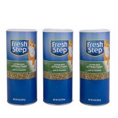 Fresh Step 고양이 배변 상자 고양이 훈련용 유인 파우더 266.2ml X 3팩