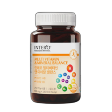 인테로 멀티비타민 앤 미네랄 밸런스 180정