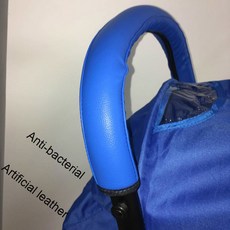 팔걸이 유모차 베이비 요야 액세서리 커버 PU 케이스 보호 손잡이 가죽, 1개