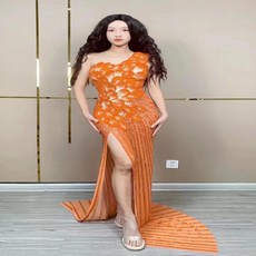 섹시한 핑크 라인톤 꽃 민소매 원피스 댄스 생일 파티 저녁 사진 촬영 축하 코스튬