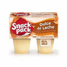 Snack Pack 스낵팩 둘쎄데레체 푸딩 컵 Dulce De Leche Pudding 13oz(368g) 4입 6팩, 1개