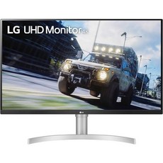 LG 32UN550W 32인치 UHD 3840 x 2160 VA 모니터HDR 10 AMD FreeSync 및 Itle높이 조절식 스탠드31.5 대각선 실버리뉴드