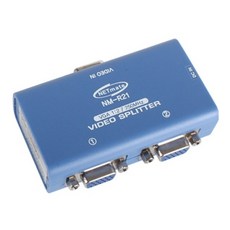 [강원전자] NETmate NM-R21 [모니터 분배기/1:2/VGA/오디오 미지원], 상세 설명 참조, 1개