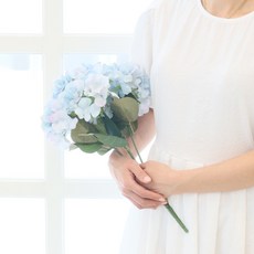 모리앤 사랑스러운 수국 조화부쉬 1대 6Color