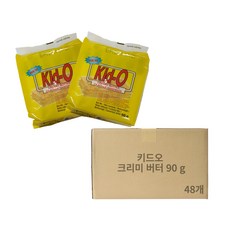 키드오 크리미버터 90g x 48개 수입과자 사무실간식 버터크래커 버터쿠키