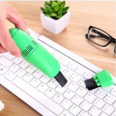 USB청소기 스마트폰 틈새 미니 usb키보드 청소기 다용도 먼지제어 컴퓨터 키보드 먼지 정리기 작업, T03-그린색