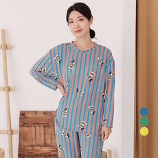 투와이 디즈니 성인 아동 패밀리 오버핏 피치 긴팔 파자마 상하세트 DG303