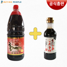 홍일 홍게맛장 1.8L 사시미420ml 증정 편스토랑 영웅재중 김재중 장민호 진서연 이상엽 남보라 맛간장 홍게간장 간장 W.A.T.B, 1개