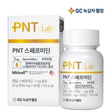 국내최초 GC녹십자웰빙 PNT 스페르미딘 스퍼미딘, 1개, 1개, 60정