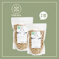 [KT알파쇼핑]더바른 정미소 유기농 백태 1kg (500g * 2봉), 2개