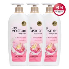 온더바디 온더바디 울트라 모이스처 피오니 블라썸향 바디워시 785ml x3개, one color, free