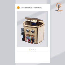 티처스 AI 스마트 센서 휴지통 코딩교육 코딩로봇 IOT, 단품