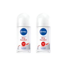 니베아 데오 롤온 드라이 컴포트, 2개, 50ml