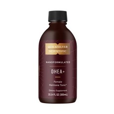Quicksilver Scientific 퀵실버 학 나노 형 강장 미세화 프레그네놀론 딤 크리신 허브 추출물 폐경기 3.38oz 100ml, 10.14 Fl Oz (Pack of 1), 1개