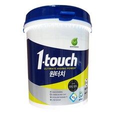 노루페인트 순앤수 원터치 실내 벽지 벽면용 수성 페인트 3L, 화이트/크림 1010D, 3000ml, 1개