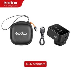 Godox X3 TTL HSS 2.4G 무선 플래시 트리거 OLED 터치 스크린 송신기 캐논 니콘 후지필름 고속 충전, 1개, 03 X3-N