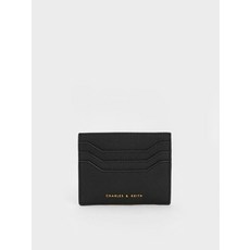 찰스앤키스 카드지갑 CK6-50680541-2_BLACK_XXS Multi-Slot Card Holder - Black