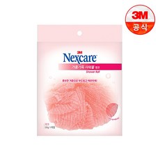 1+1 여행용 3M 거품 샤워볼 핑크 목욕용품 바디샤워 목욕, 1개, 3M 넥스케어 거품가득 샤워볼 핑크, 1개입