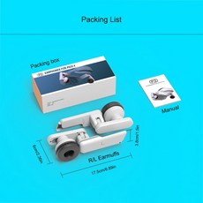 vr PICO 4 PRO VR 헤드셋용 이어 머프 향상된 사운드 조절 가능 편안한 귀마개 PICO4 헤드 스트랩 헤드폰 액세서리, Ear Muffs, 1개