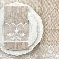 오릴리 디자인 냅킨 레이스 가든 2종, L 40cm 20매입(1팩), 1세트, 20개입 L 40cm 20매입(1팩), 1개