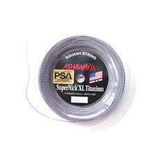 ASHAWAY Supernick XL TI 스쿼시 끈 스트립 선 릴 (360 ft) ASHAWAY Superni