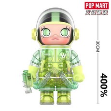 POPMART MEGA SPACE MOLLY 400 팝마트 메가 스페이스 피규어 시리즈, M. 스페이스 몰리 400, 1개