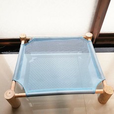 [KT알파쇼핑]반려동물 전용 침대 해먹 블루, 1개