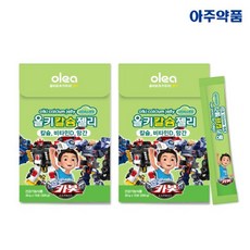 [아주약품]올키 헬로카봇 칼슘젤리 샤인머스캣맛 2박스(30일분), 300g, 2개