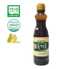 국산 들깨 100% 저온압착 들기름 500ml, 1개