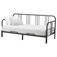 이케아 퓌레스달 데이베드프레임 블랙 80x200cm, 004.243.63