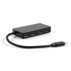 NEXT-615TC USB-C 3.1 TO USB-A 4Port USB HUB/GEN1/무전원허브/USB-A 4포트/케이블일체형/Hot Swap / Plug &Play 지원