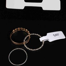 반지 목걸이 액세서리 안경 가격표 라벨 스티커 택 100개입 가격라벨기