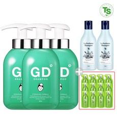 TS GD 청소년 샴푸 400ml*3+ 라퍼퓸 샴푸 100g*2+뉴프리미엄 6g*15 (샴푸만 1 490ml)