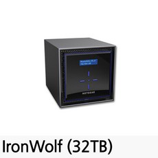 넷기어 ReadyNAS RN424 4베이 랜섬웨어예방 듀얼 2.2GHz, RN424 (32TB)