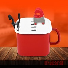 마공상점 조리도구 거치 집게 모자걸이 주방걸이 주방용집게, 레드, 1개