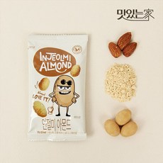 [산과들에] 인절미아몬드 10+10봉 총 20봉 아몬드 간식, 20개