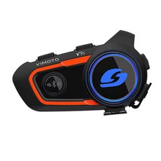 Vimoto-V8S V9S V9X 오토바이 헬멧 블루투스 인터콤 헤드셋 중국어 버전 듀얼 칩 휴대폰 및 GPS 방수, 02 V9S, [02] V9S