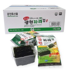 광천 김도둑 파래김 (식탁용) 15g x 30봉지 한박스, 단품, 단품