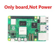 라즈베리 파이 5 모델 2GB 4GB 8GB RAM 옵션 키트 27W 전원 케이스 64GB 카드 리더 RTC, [01] Only board, [03] 4GB RAM-UK, 1개