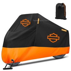 아메리카 1250 스페셜 Sportster RH1250S 2021 2023 오토바이 커버 방수 스쿠터 UV 먼지, S for 140150cm, Orange, 1개