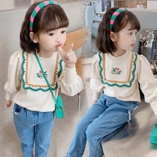 백일아기청바지