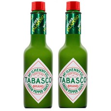 타바스코 그린 페퍼 소스, 148ml, 2개