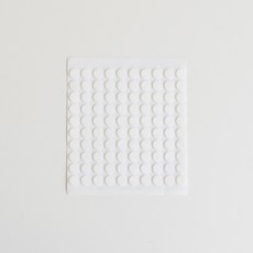 쫀쫀한 양면 원형 테이프 자국없는 겔 타입 10mm 500P, 2세트