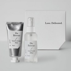 <선물용>먼스앤데이즈 디브리즈 핸드2종(크림+미스트), 크림50ml+미스트100ml(블랑*)