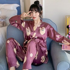 보그꽁뜨 여성잠옷 여 겨울 잠옷 예쁘다 얼음이 볼륨감을 한국판과 일식복