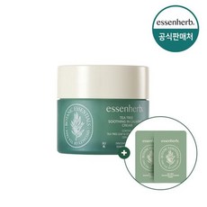 에센허브 [에센허브] 티트리 수딩 인 카밍 크림_80ml+(증)티트리 밸런싱 인 카밍 토너 1ml x3매