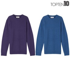 탑텐 남성 조직물 스웨터