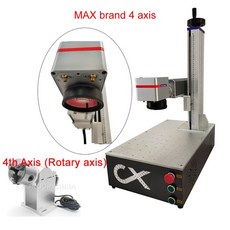 레이저패커프로 미니 각인기 레이저 JPT 파이버 마킹기 60W 최대 20w 30w 50w 스테인레스 스틸 조각기 메탈 커팅 골드 실버 로터리 축, [04] MAX brand 4 axis, [02] 20W 110x110mm, 1개