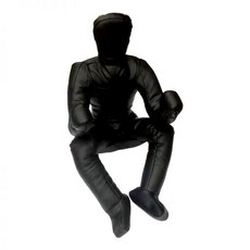 주짓수 더미 인형 MMA 훈련레슬링 격투기 휴머노이드 사람모양 브라질 주짓수 유도 더미 혼합 무술 무료 파이팅 잠금 기술 트위스트 훈련 인형 레슬링 휴머노이드 샌드백, 뉴 퓨어 블랙 솔리드 170cm/25kg